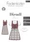 Preview: Fadenkäfer Papierschnittmuster Dirndl Damen inkl. Bluse